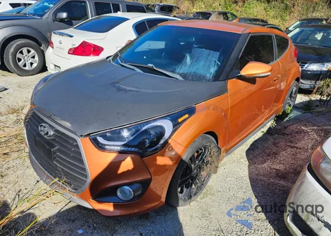 2016 Hyundai Veloster Turbo from USA, damaged, VIN KMHTC6AE5GU258529
